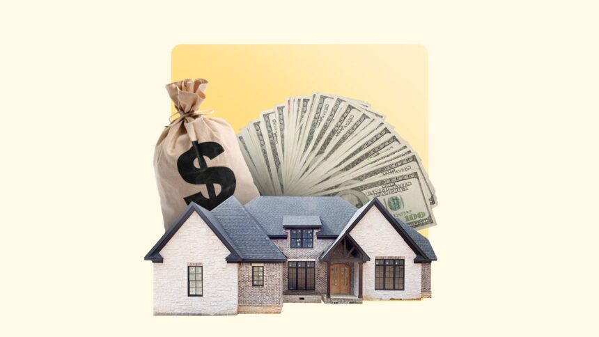 Cash and a home mortgage
